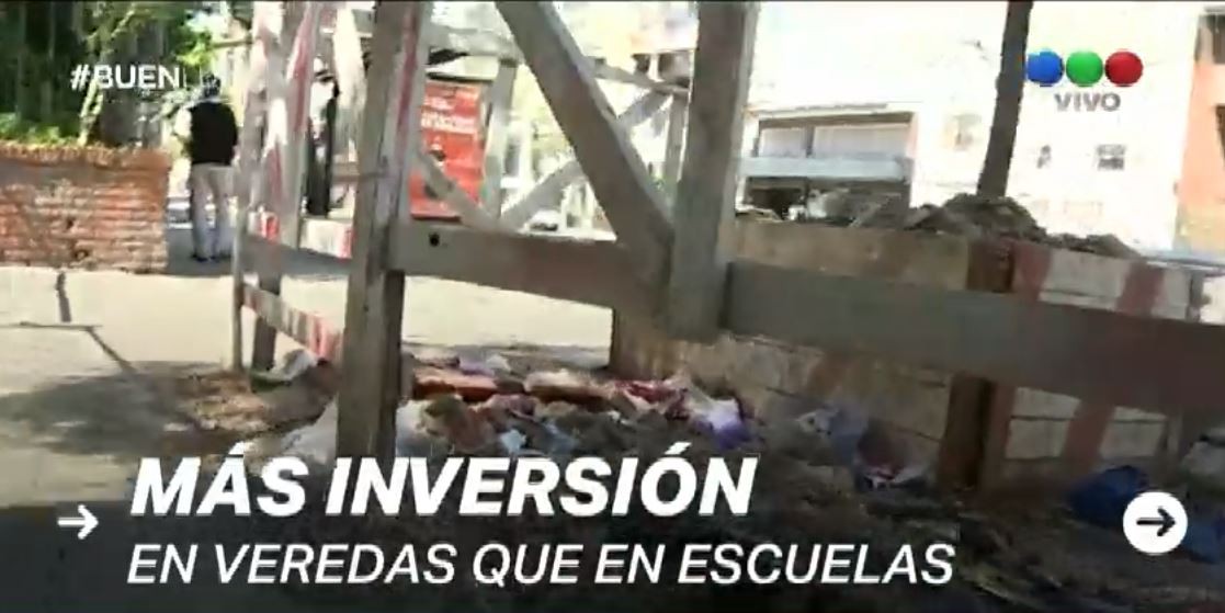 En 2019 el gobierno porteño invertirá más en veredas que en escuelas | Actualidad