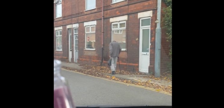 Viral de terror: ¿captaron a un hombre sin cabeza caminando por la calle? | Redes