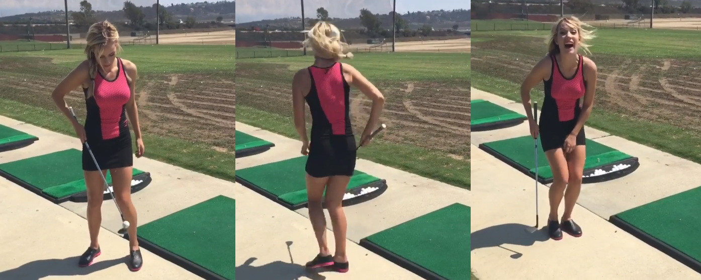 Furor en las redes: el divertido video de la golfista más sexy del mundo | Redes