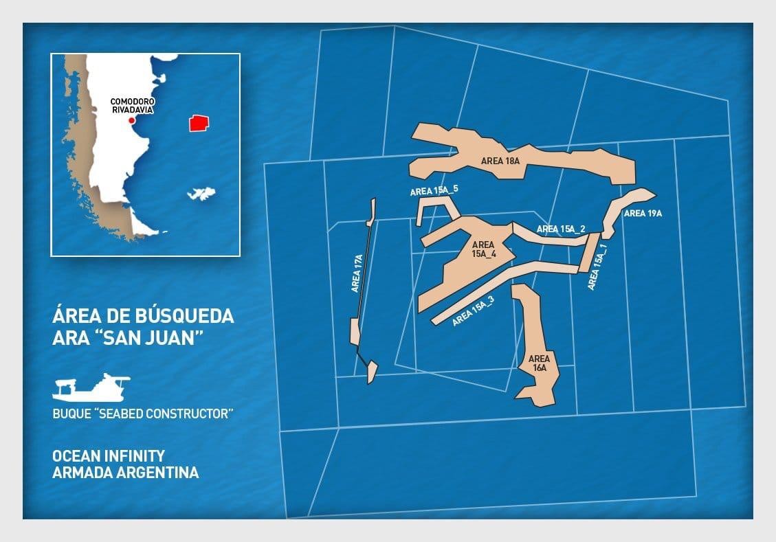 Este es el lugar donde hallaron al submarino | Actualidad