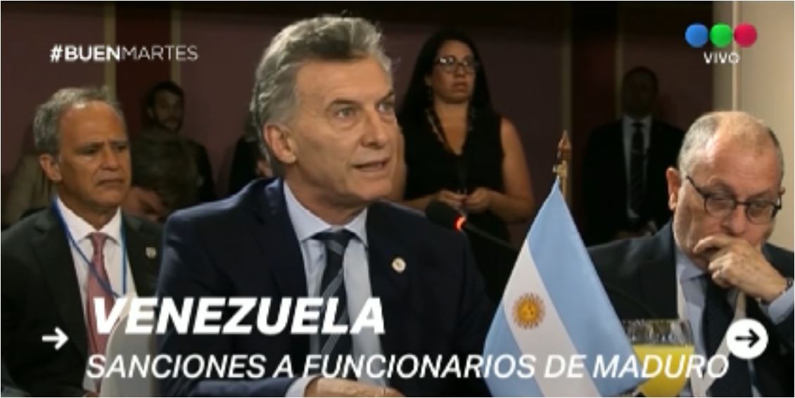 Argentina adhiere a la sanción del Grupo de Lima contra el régimen de Maduro | Política