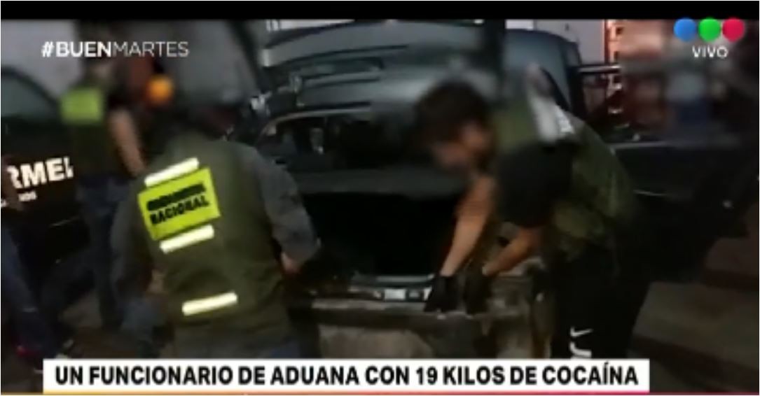 Un funcionario de la aduana santafesina detenido con 19 kilos de cocaína | Actualidad