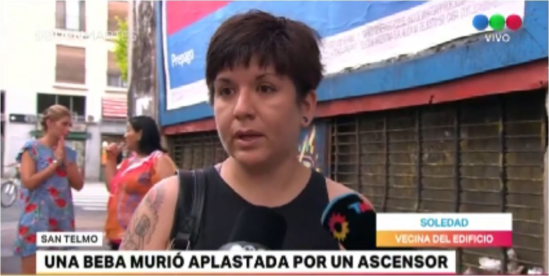 Tragedia del ascensor: "Funcionaba mal y lo trababan con un palo" | Actualidad