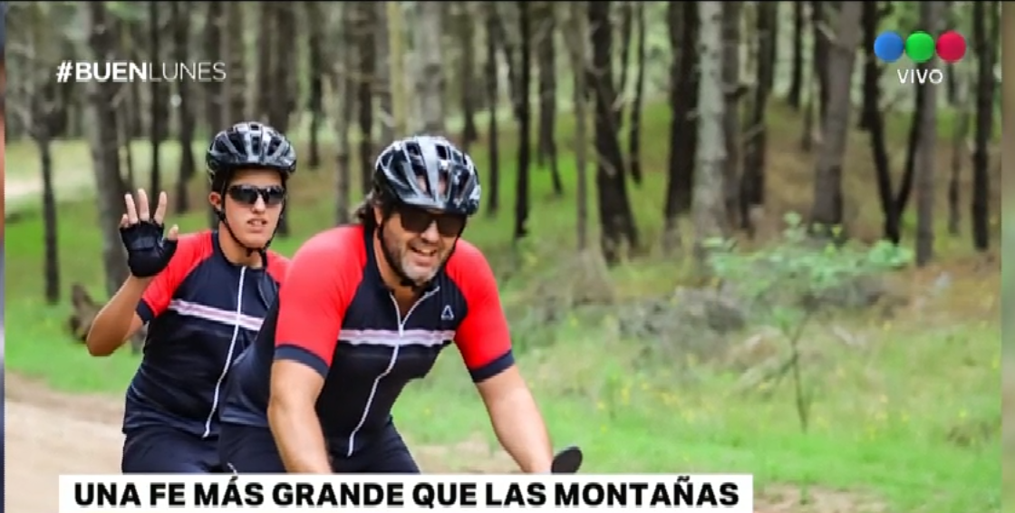 La inspiradora historia del papá que cruzará la Cordillera en bici con su hijo con autismo | Actualidad
