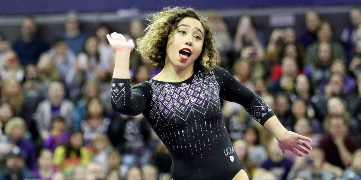 Katelyn Ohashi volvió a deslumbrar con un 10 en su rutina de gimnasia | Deportes
