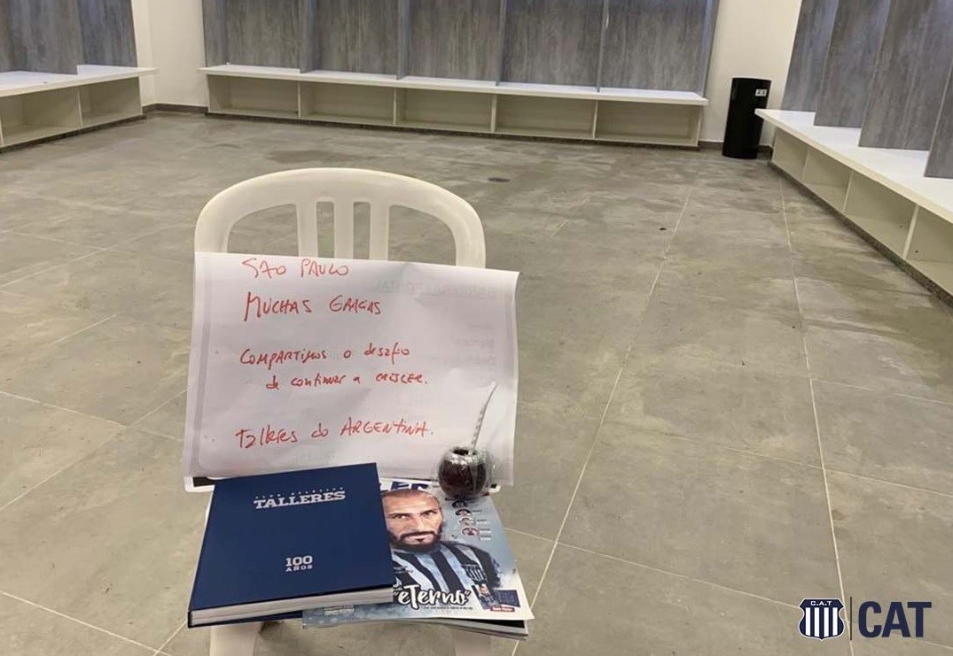 "Buenas costumbres": el gesto de Talleres con San Pablo tras eliminarlo | Deportes