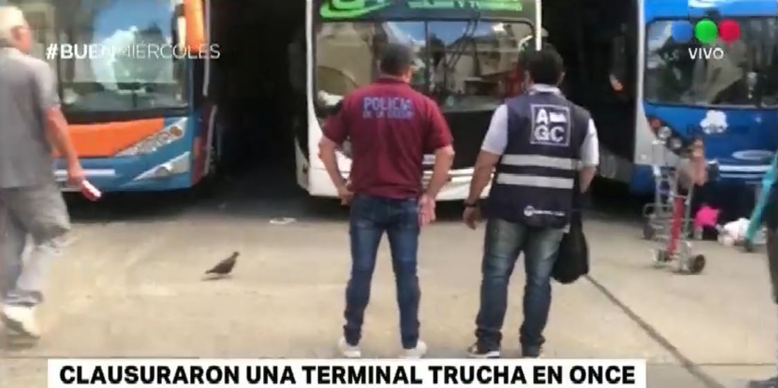Clausuraron una terminal de micros de larga distancia trucha en Once | Actualidad