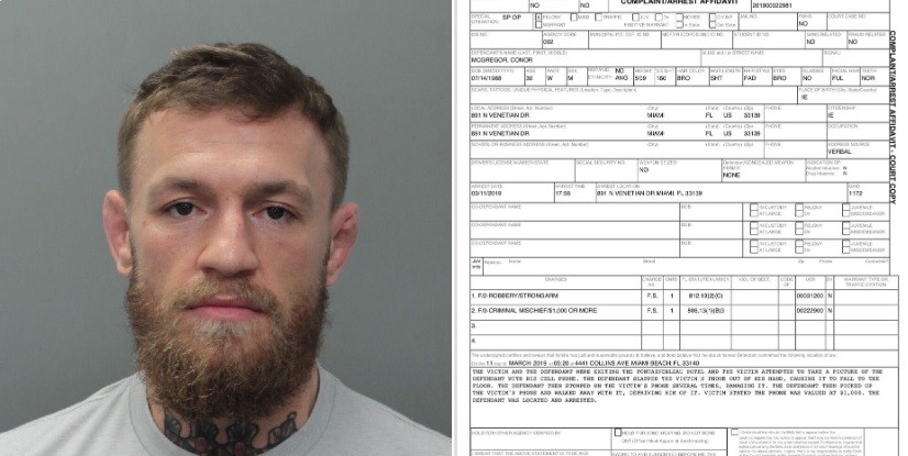 McGregor: pelea afuera del ring y arresto | Deportes