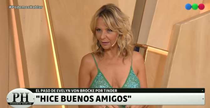 La experiencia de Evelyn Von Brocke en Tinder | Espectáculos