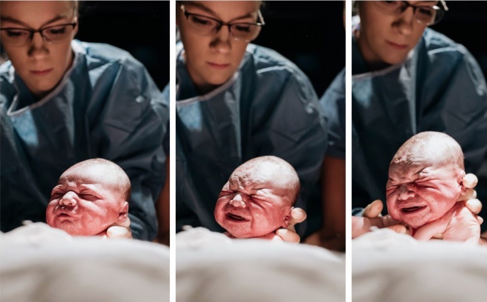 Una conocida fotógrafa capturó el momento exacto del nacimiento de su hijo | Redes