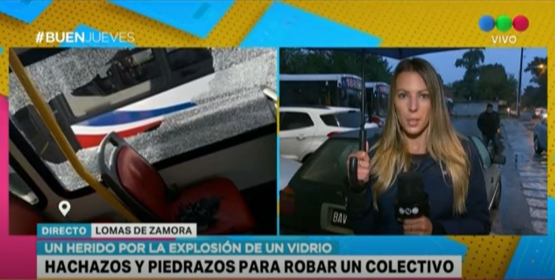 Hachazos y piedrazos para robar a pasajeros de un colectivo | Actualidad