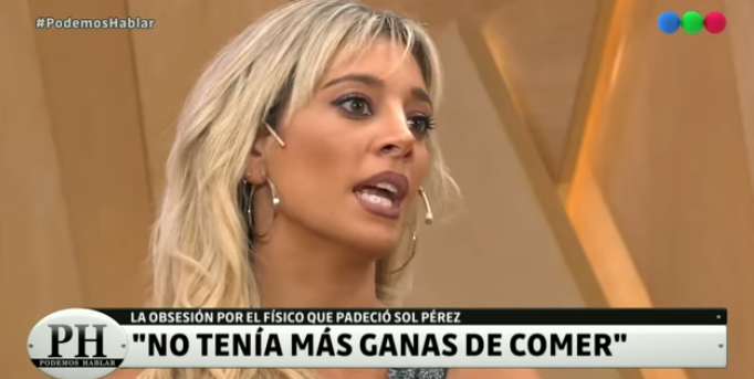 Sol Pérez confesó que tuvo problemas alimenticios: "No tenía más ganas de comer" | Espectáculos