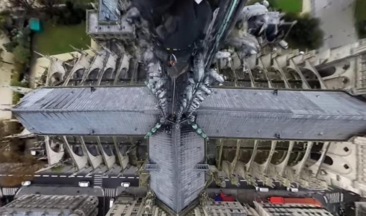 Así era la increíble vista de París desde la aguja de Notre Dame | Internacionales