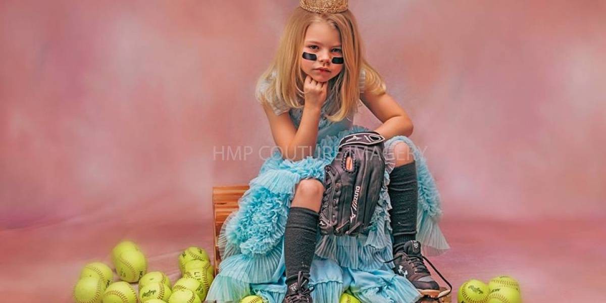 La fotógrafa que retrató a su hija de 8 años como "princesa deportista" | Redes