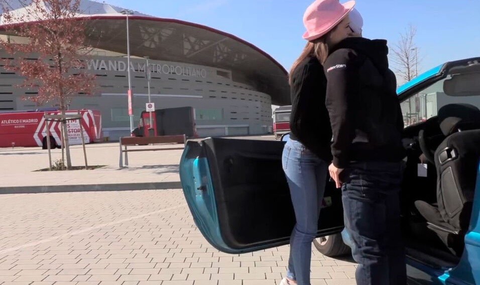 Convirtió el estadio Wanda Metropolitano en un escenario de cine porno | Deportes