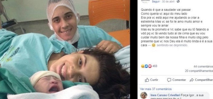Murió su pareja mientras daba a luz a su hijo: "Me diste el regalo más lindo del mundo" | Internacionales