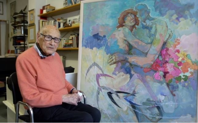 Un youtuber italiano de 107 años enseña a pintar a chicos y grandes | Curiosidades