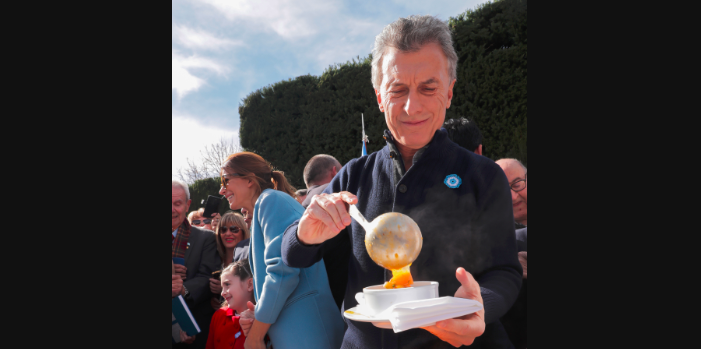 Maci comió locro y comparó su Gobierno con la Revolución del 25 de Mayo | Política
