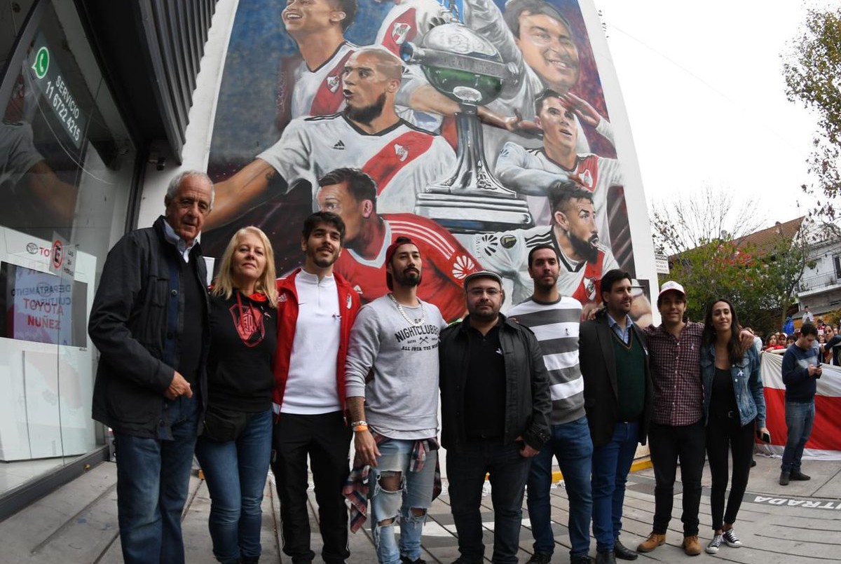 El error en el mural con el que River celebró su cumpleaños y que no pasó desapercibido | Deportes