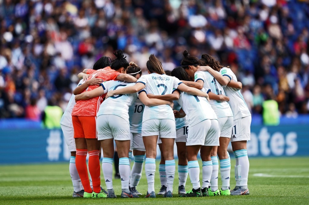 Postales del debut argentino en el Mundial de fútbol femenino: regreso tras 12 años | Deportes