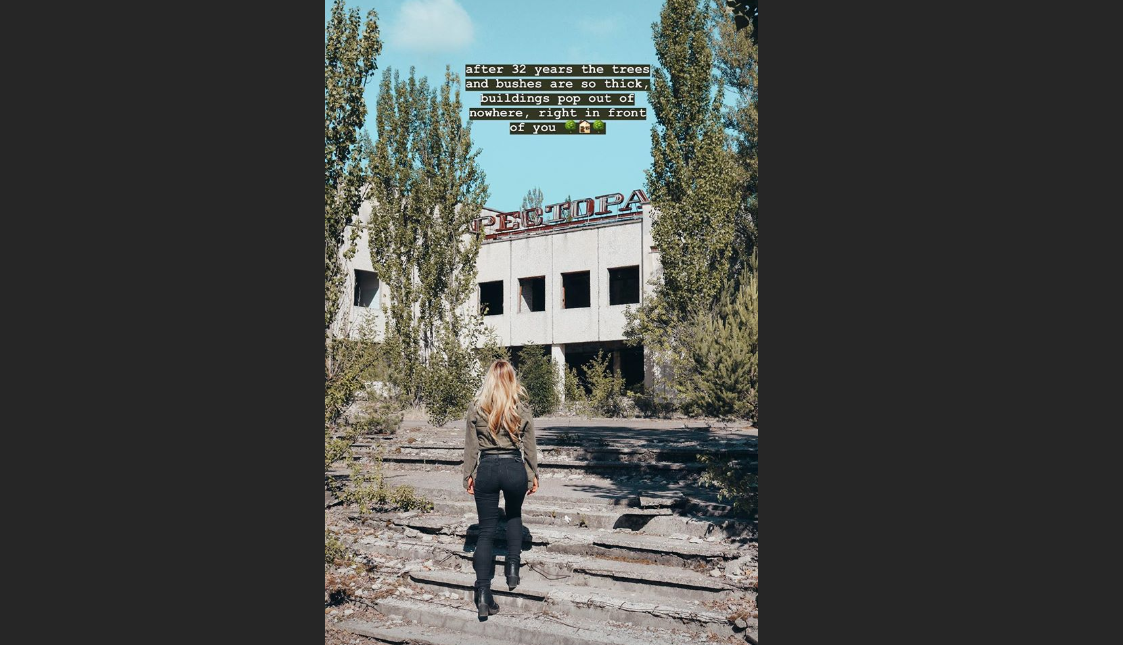 Las fotos de influencers en Chernobyl que provocan indignación | Redes