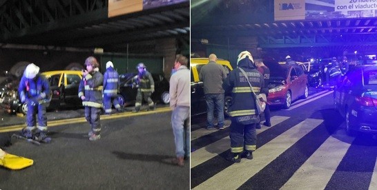 Manejaba borracha y provocó un choque múltiple en Palermo | Actualidad