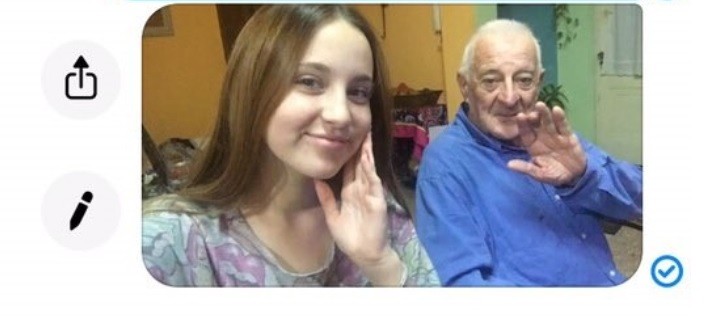 El abuelo que encontró a su primer amor por Facebook y espera una respuesta | Redes