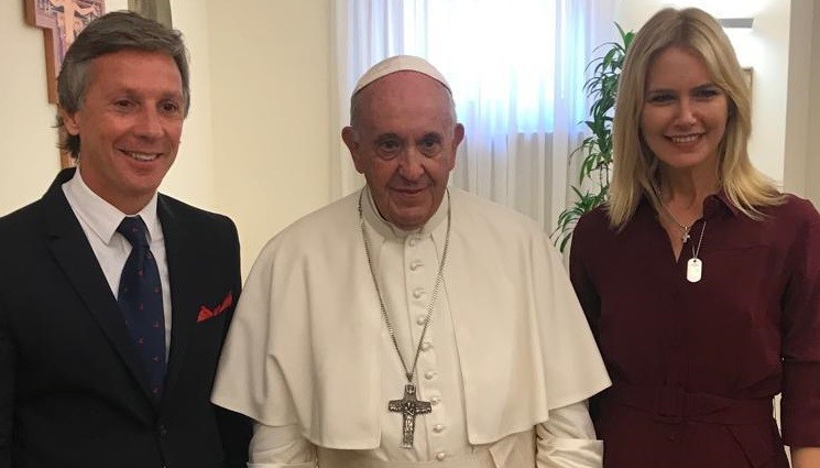 El encuentro de Valeria Mazza con el Papa Francisco | Espectáculos