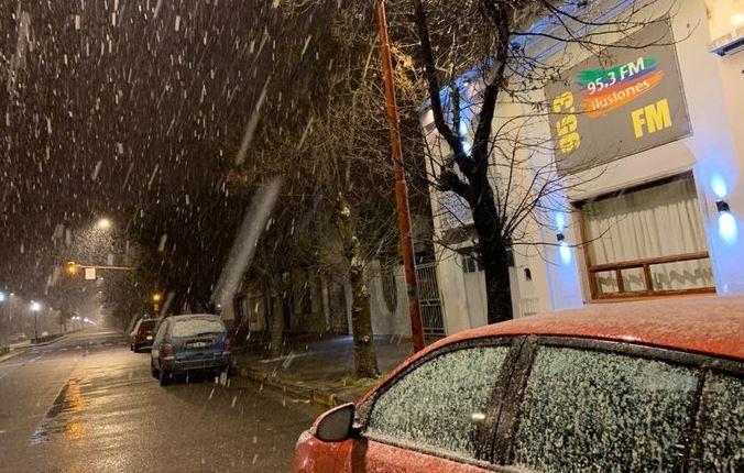 Nevó en la provincia de Buenos Aires | Actualidad