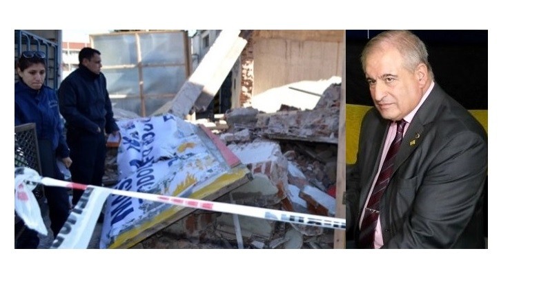 Murió el presidente del Club Deportivo, aplastado por el derrumbe de una fábrica | Actualidad