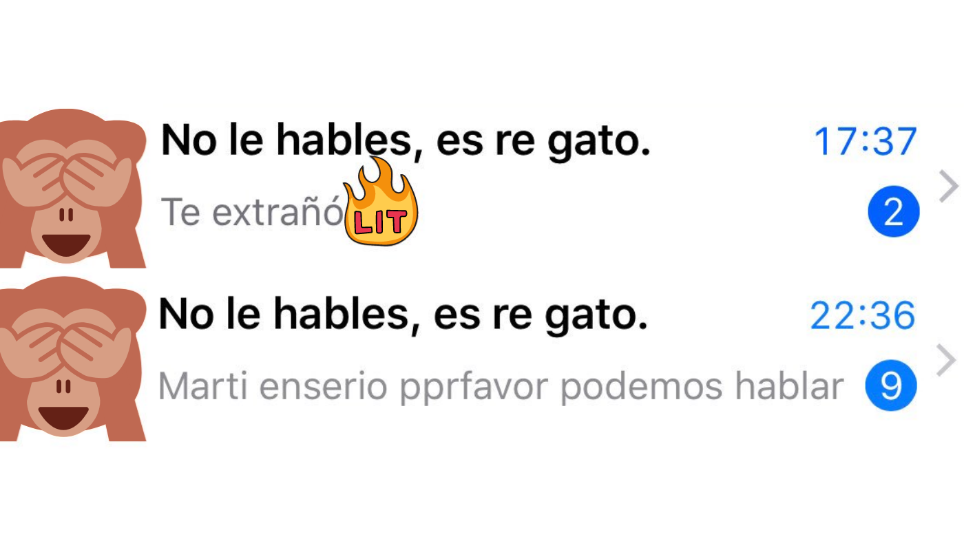 El desopilante hilo viral que muestra como agendamos a los ex en WhatsApp | Redes