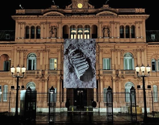 La Casa Rosada recuerda la llegada del hombre a la Luna | Actualidad