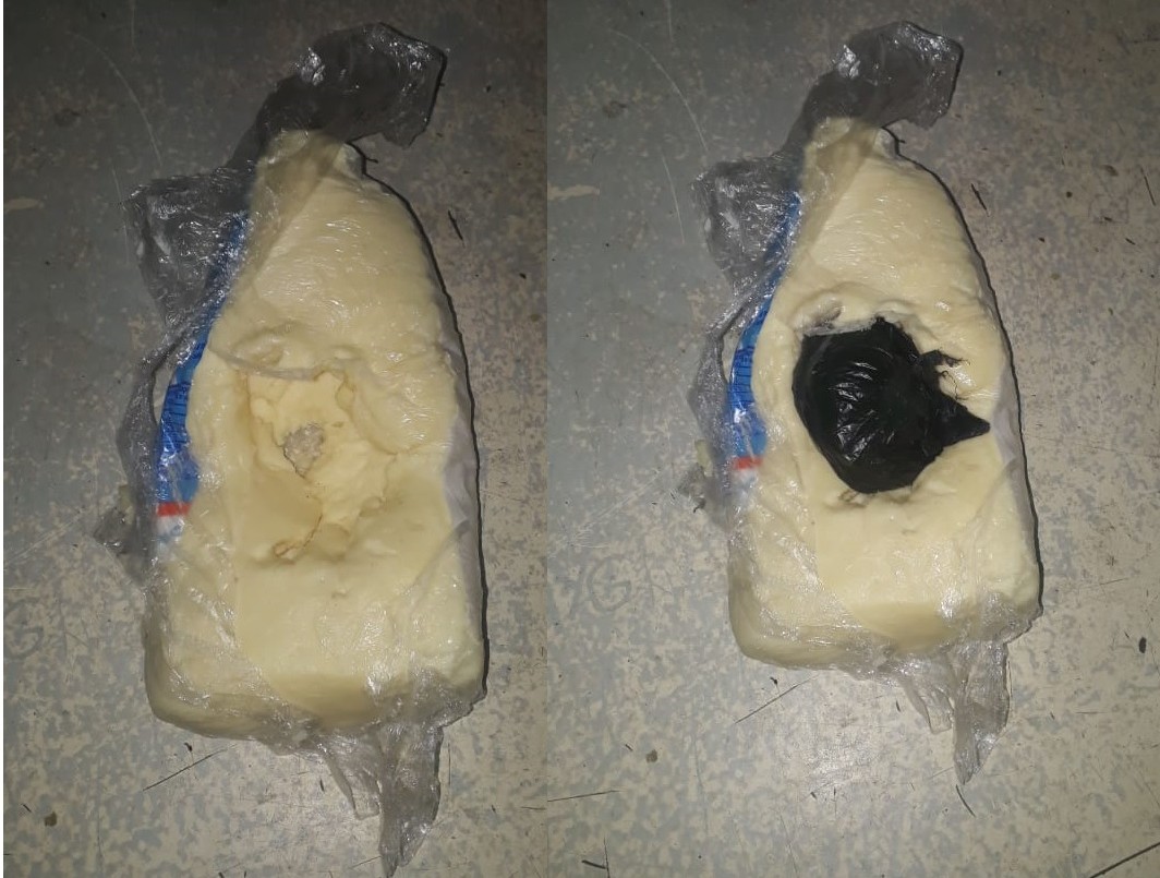 Quedó demorada porque le encontraron marihuana oculta en un queso mantecoso para su hija detenida | Actualidad