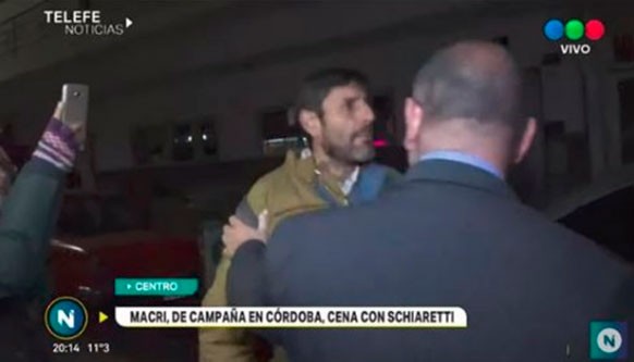 Córdoba: un hombre burló la seguridad y enfrentó al Presidente en un restaurante | Política