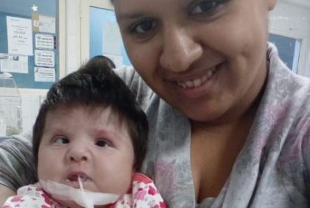 Piden ayuda para una beba con Trisomía 18 internada a 600 kilómetros de su casa | Actualidad