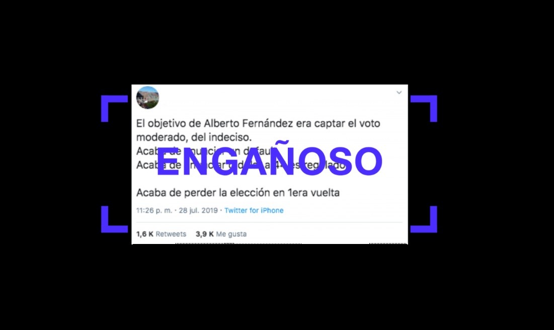 Es falso que Alberto Fernández anunció un default, aunque sí dijo que "el dólar está retrasado" | Redes