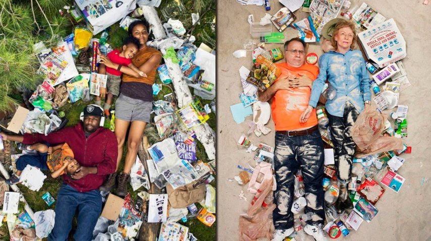 Fotos: ¿Cuánta basura puede acumular una persona en una semana? | Actualidad