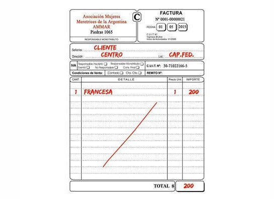 Campaña: el sindicato de trabajadoras sexuales reparte boletas por el valor de un servicio | Actualidad