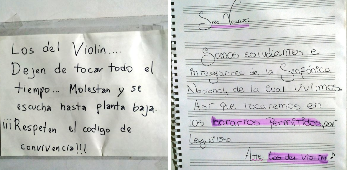 La insólita pelea de consorcio por el ruido de un violín que se volvió viral | Redes