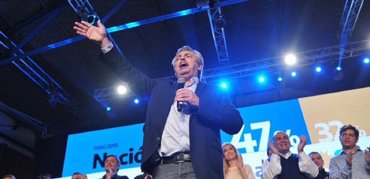 Fernández dijo que "es responsabilidad de todos no defraudar esa Argentina que votaron" en las PASO | Elecciones 2019