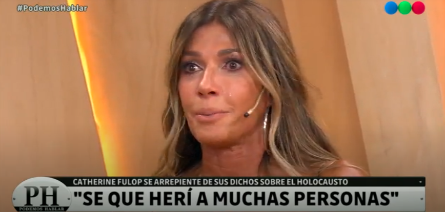 Catherine Fulop se quebró al recordar sus dichos sobre el Holocausto | Espectáculos