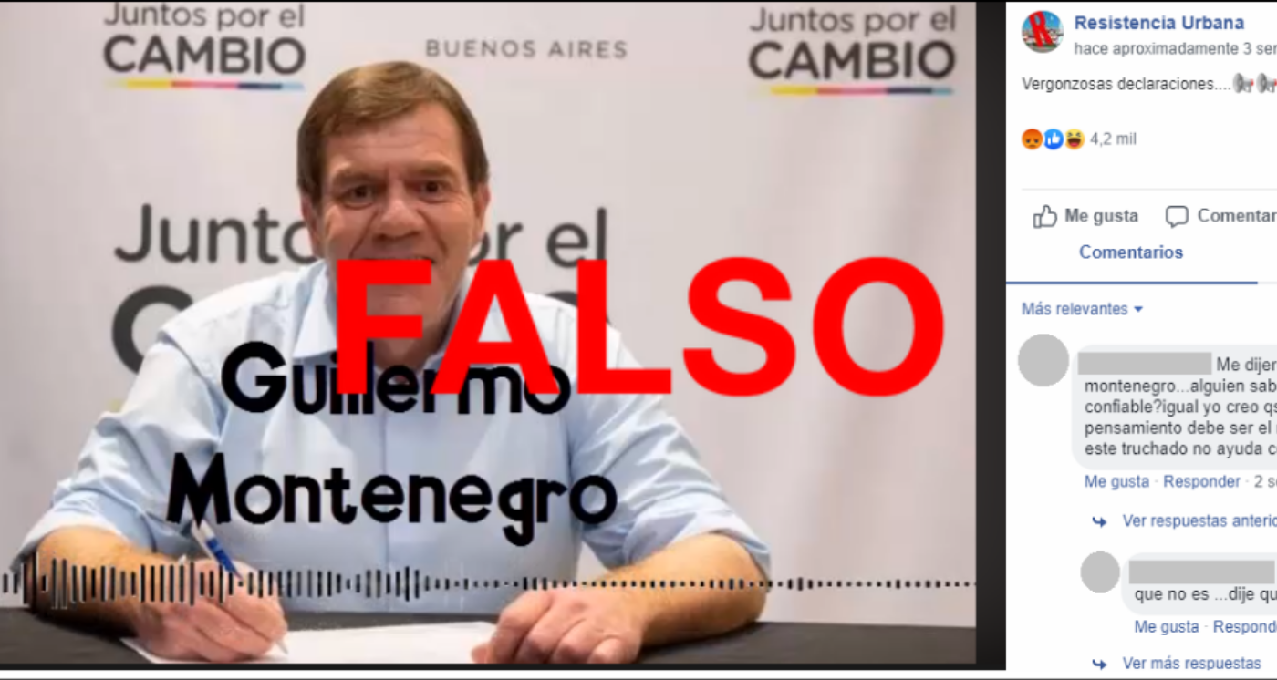 No es Montenegro quien afirma que “los negros” votaron al kirchnerismo porque “quieren asado y vino de cajita” | Elecciones 2019