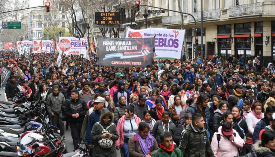 Marcha piquetera y protesta docente en el centro porteño | Actualidad