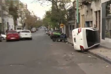Persecución terminó con choque y vuelco | Actualidad