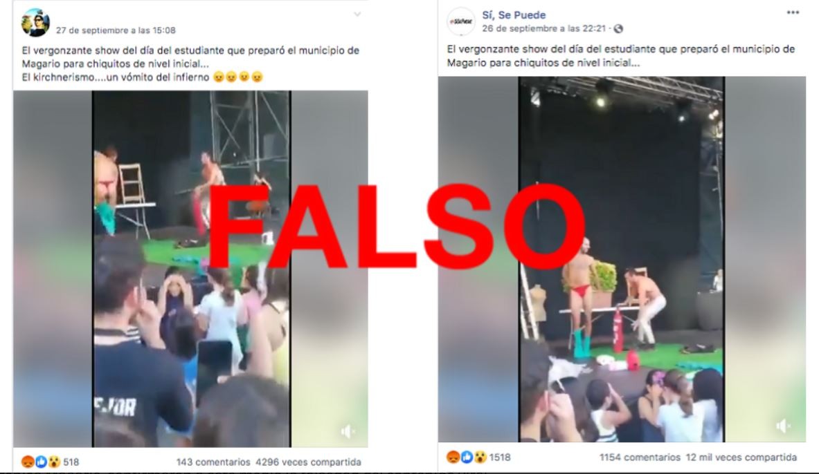 No, el municipio de La Matanza no organizó un show de strippers para el “Día del Estudiante” | Elecciones 2019