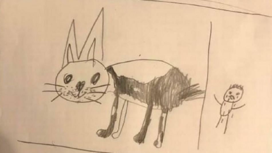 El conmovedor dibujo de un nene al que le robaron su perro: "Lo extraño mucho" | Curiosidades