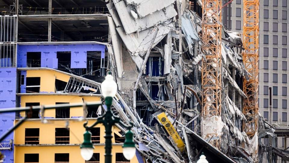 VIDEO: el momento en el que se derrumba un hotel en construcción | Internacionales