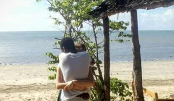 Ilusión óptica: una pareja abrazada que genera confusión en las redes sociales | Redes