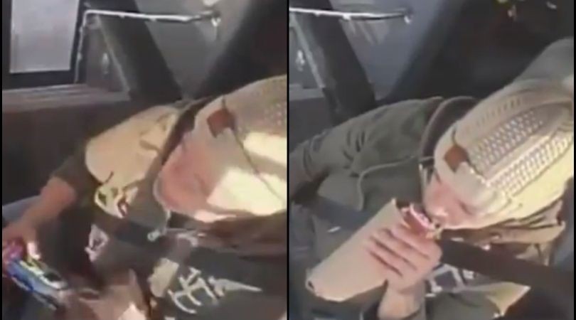 Video: captan a una mujer tomando cerveza mientras manejaba un micro escolar | Internacionales