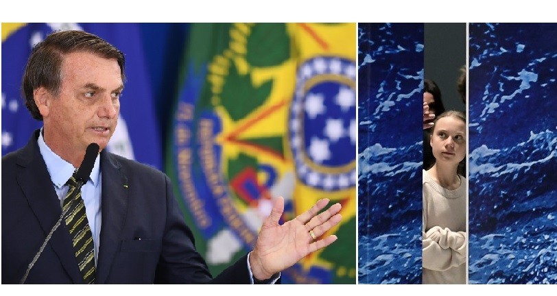 Jair Bolsonaro se enojó con Greta Thunberg y la llamó "mocosa" | Internacionales
